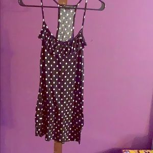 Long sleeveless blouse